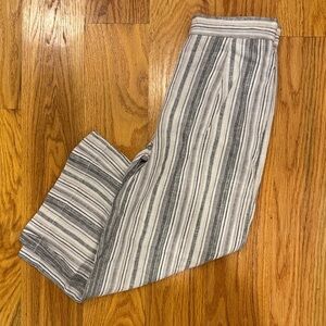 Striped Linen Pants